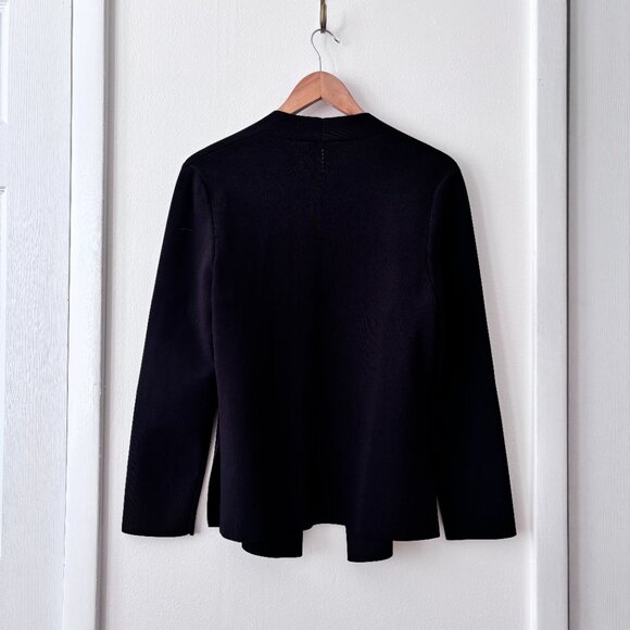 M.M. Lafleur Woolf Jardigan in Black - Picture 5 of 6